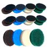 20 Pcs 64mm Width Electric Cleaning Brush Pads Set,5 Microfibre Pads 5 Performance Pads 5 Kitchen Mats and 5 Foam Pads Electric Cleaning Tool Replacement view 1