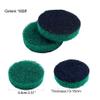 20 Pcs 64mm Width Electric Cleaning Brush Pads Set,5 Microfibre Pads 5 Performance Pads 5 Kitchen Mats and 5 Foam Pads Electric Cleaning Tool Replacement view 3