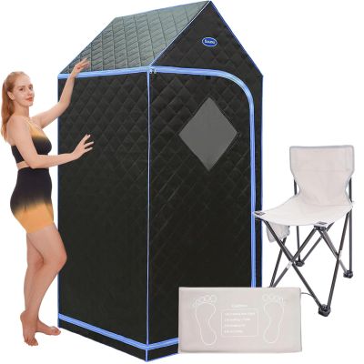 CONLONS Sauna,Portable Sauna,Folding Full Body Infrared Sauna Tent with Remote Control,Infrared Panel,Folding Chair,for Personal Spa