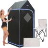 CONLONS Sauna,Portable Sauna,Folding Full Body Infrared Sauna Tent with Remote Control,Infrared Panel,Folding Chair,for Personal Spa view 1