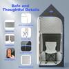CONLONS Sauna,Portable Sauna,Folding Full Body Infrared Sauna Tent with Remote Control,Infrared Panel,Folding Chair,for Personal Spa view 2