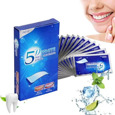 Elunara Teeth Whitening Strips, 5D White Teeth Whitening Strips, Teeth Whitener Strips, Diamond Dissolving Whitening Strips, Effective Teeth Reduced Sensitivity White Strips (1)