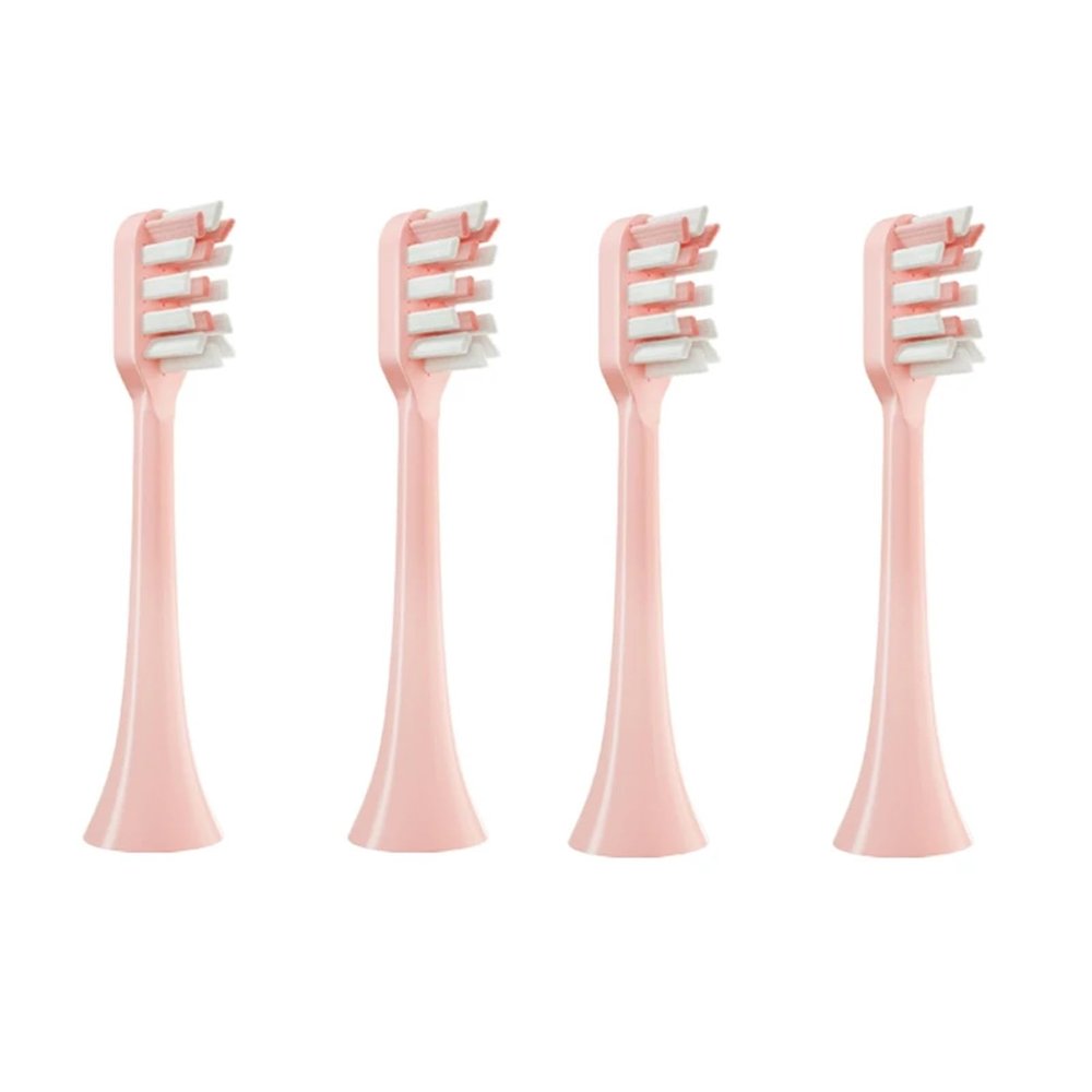 WENH 4pcs for X3/X3U/X5 Replacement Toothbrush Heads Sonic Electric Tooth Brush Nozzle Heads(4Pink)