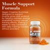 Creatine Gummies  Vegan Creatine Monohydrate Gummies, Strawberry Flavoured for Post Workout Recovery, Boost Muscle Growth and Enhance Strength, 2,500 MG, 60 Units (Orange) view 2