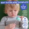Jack N Jill Natural Certified Kids Toothpaste  Fluoride-Free Toddler & Baby Toothpaste with 40% Xylitol, No Sugar, Suitable from 6 Months+, Organic Milkshake Flavour, Pack of 3 (50g Each) view 3
