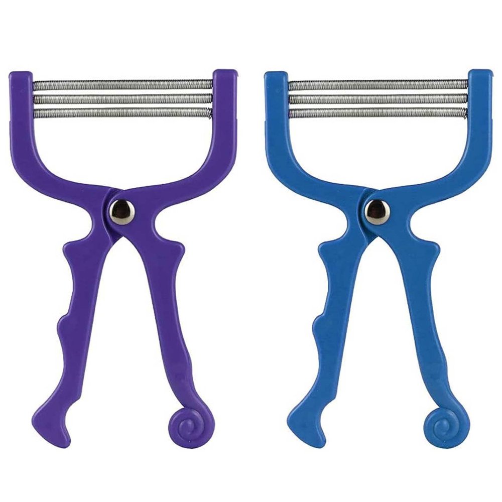 2 Pieces Blue & Purple Facial Hair Removal Threading Epilator Tool - Spring Facial Hair Remover for Women