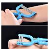 2 Pieces Blue & Purple Facial Hair Removal Threading Epilator Tool - Spring Facial Hair Remover for Women view 4