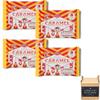 Tunnock's Milk Chocolate Caramel Wafer Biscuits 4 Pack (4 x 30g)  16 Individually Wrapped Treats, Irresistible Wafer & Caramel Delight, Vegetarian-Friendly