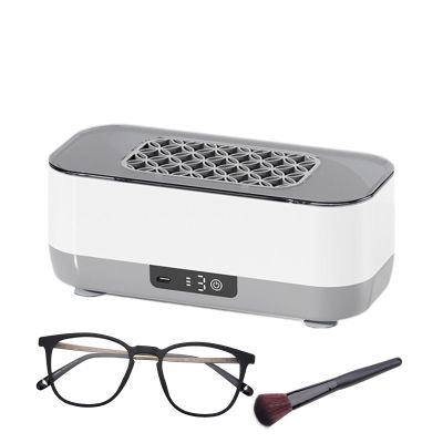 Retainer Cleaner Ultrasonic - 400ml Ultrasonic Cleaning Machine | 360 Degree Denture Cleaning Machine with 3 Modes | Ultrasonic Jewelry Cleaner Ultrasonic Cleaner Machine for Rings Glasses