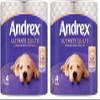 Andrex Supreme Quilts Toilet Tissue, 4 Quilted Toilet Rolls White (Pack of 2) view 1
