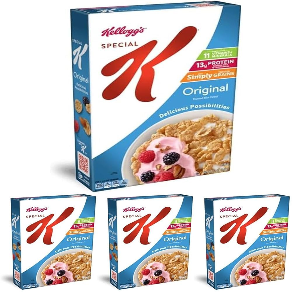 Kellogg's Special K Original Breakfast Cereal 750g (Pack of 4)