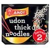 Amoy Straight To Wok Udon Thick Noodles, 2 x 150 g (Pack of 6) view 1