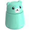 1 pcs Pill Grinder, Cute Bear Portabl Pill Pulverizer Pill Crusher Medicine Tablet Grinder Container Storage Box Pill Crusher for Tablets(Green) view 1