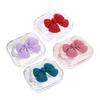 HAPINARY 4 Sets Cute Contacts Case in Material Small for Contacts Lens Storage Box for Organizing Multiple Glasses Case view 1