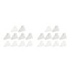 Healeved 20 Pcs Glasses Cloth Lint Glasses Cleaner Reusable Cleaning Cloth Scratch Lens Spectacle Purpose Microfiber Cloth Screens Eyeglasses Glasses Wipers Eyeglass Wipers view 1