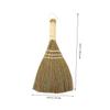 TOGEVAL 3pcs Small Desktop Broom Set with Short Handle, Portable Whisk Dust Brush for Household Cleaning, Dust Removing Brush for Kitchen and Office Surfaces view 2