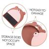 PRETYZOOM Cute Bear Mini Dustpan and Brush Set, Small Hand Broom with Dustpan for Tabletop Cleaning, Brown Bear Design, Compact Cleaning Brush Set for Keyboards and Pet Cages, view 3