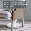 QIeAny Single-Bucket Wash And Spin Mop Set, A Space-Saving Cleaning Set, Recycled Water + 0.5CM Lightweight Mop Head + Nano-Level Soft Cotton Mop + Stainless Steel Telescopic Rod,White view 3