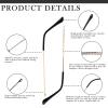 1 Pair Universal Gold Metal Eyeglass Replacement Arms Versatile Temple Replacement for Sunglasses and Eyeglasses Repair view 3