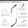 1 Pair Silver Thin Metal Eyeglass Replacement Arms Ideal for Glasses and Sunglasses Frame Repair view 3