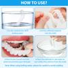 2pair False Teeth,Clip in Veneers Teeth,Snap on Veneers Teeth,Clip on Veneers Top and Bottom,Adjustable Snap Button Veneers Teeth,for Men and Women with Bad Teeth,with Tweezers view 4