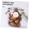 Alipis Portable Plant Fibre Desiccant Sheets 4cm Round Food Storage Dryer Sheets 100 Pack Tea Leaves Absorbent view 3