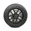 1 Pair of 10 "Front Wheel Replacement Wheels, 10x1.50 Front Wheels for Electric Wheelchairs, Honeycomb Rubber Tires,Bearing 12mm/1/2 view 4