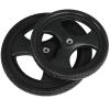 16 Inch Rear Wheels for Wheelchair, Manual Wheelchairs Replacement Wheel, Non-Inflatable PU Tires, Replaceable Trolley Wheels, with 1/2" Bearing view 1