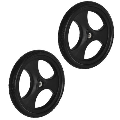12Wheelchair Wheel Replacement, Transport Chair Rear Wheel Assembly, Solid Tire Rear Wheel for Manual Wheelchair Replacement Parts, Transfer Chair Accessory