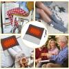 Electric Heating Pad for Feet - Soft Plush Electric Foot Warmer | Cozy Home Accessory for Men and Women | Perfect for Dormitory, University, Apartment, and Office Use | Ideal for Cold Days view 2