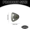 12 PCS Hearing Aid Domes  Soft Silicone Replacement Eartips with Black Layer Open Dome, 12 mm Accessories for Moderate Hearing Loss in Seniors view 2