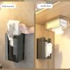 BLMAGS exquisite Plastic Tissue Box Cover creative geometry Tissue Holder wall-mounted Tissue Box storage 19x12x9.5 cm/7.5x4.7x3.7 in Convenient view 4