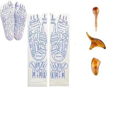 Reflexology Socks with Massage Tool,Acupressure Socks with Tool,Reflexology Chart Socks,Reflexology Chart Socks with Trigger Point Massage Tool,Massage Socks for Men and Women (Men)