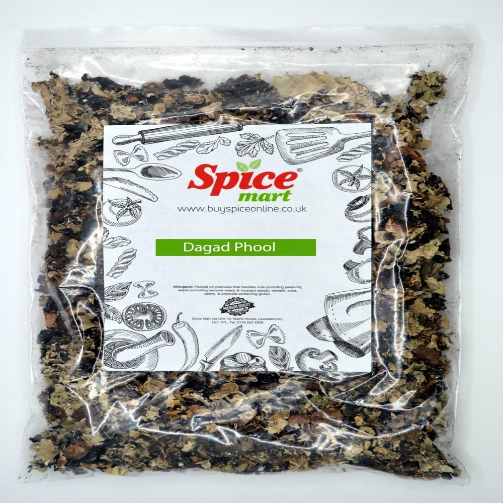 Dagad Phool Black Stone Flower Dagarful Kalpasi Dagar Phool Aromatic Flower by Spice Mart (100 Grams)