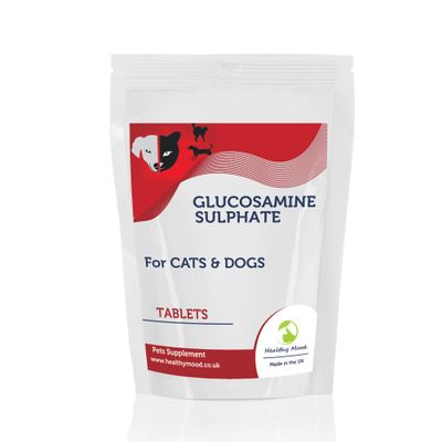 Glucosamine Sulphate for Pets Tablets Joint Support Supplement for Cats & Dogs Promotes Mobility, Comfort & Joint Health