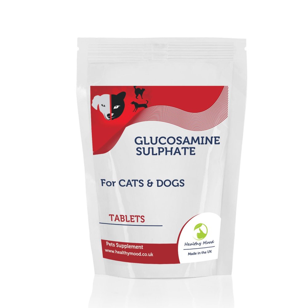 Glucosamine Sulphate for Pets Tablets Joint Support Supplement for Cats & Dogs Promotes Mobility, Comfort & Joint Health