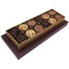 Harris & James Barista Collection 12 Piece Chocolate Selection Box. Handmade Luxury Coffee Chocolates From Bean To Bar. Dark Espresso, Flat White & Caramel Latte Milk & Dark Mixed Selection Box (180g) view 4