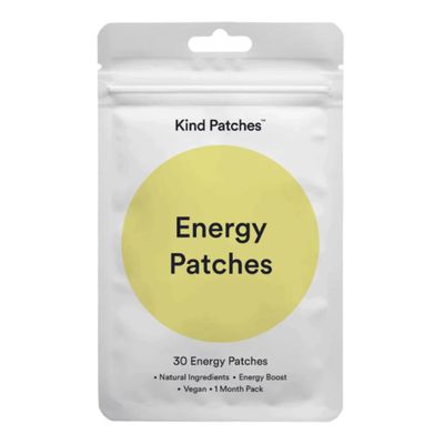 Kind Patches | Energy Patches | Sustained Energy Support | Botanical Plant-Based Formula with Vitamin B Complex and Caffeine | 30 Vegan Patches