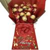 Personalised Chocolate Gift Hamper Bouquet Compatible With (FERRERO) RED view 1