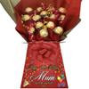 Personalised Chocolate Gift Hamper Bouquet Compatible With (FERRERO) RED view 2