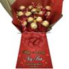 Personalised Chocolate Gift Hamper Bouquet Compatible With (FERRERO) RED view 4