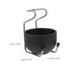 Ipetboom Men's Grooming Tool Metal Soap Bowl Holder Stand Shaving Soap Bowl for Beard Mustache view 2
