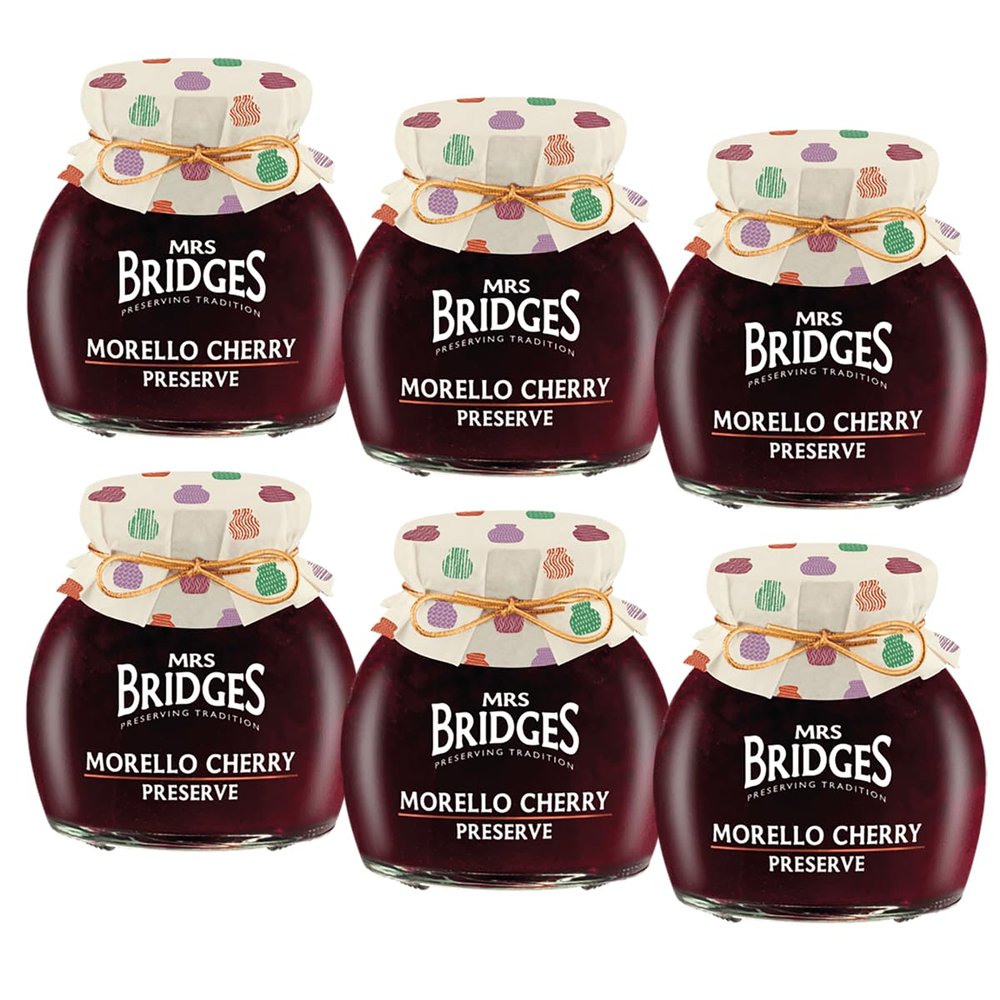 Mrs Bridges - Morello Cherry Preserve - 340g - Pack of 6