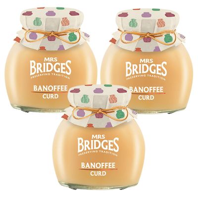 Mrs Bridges - Banoffee Curd - 340g - Pack of 3