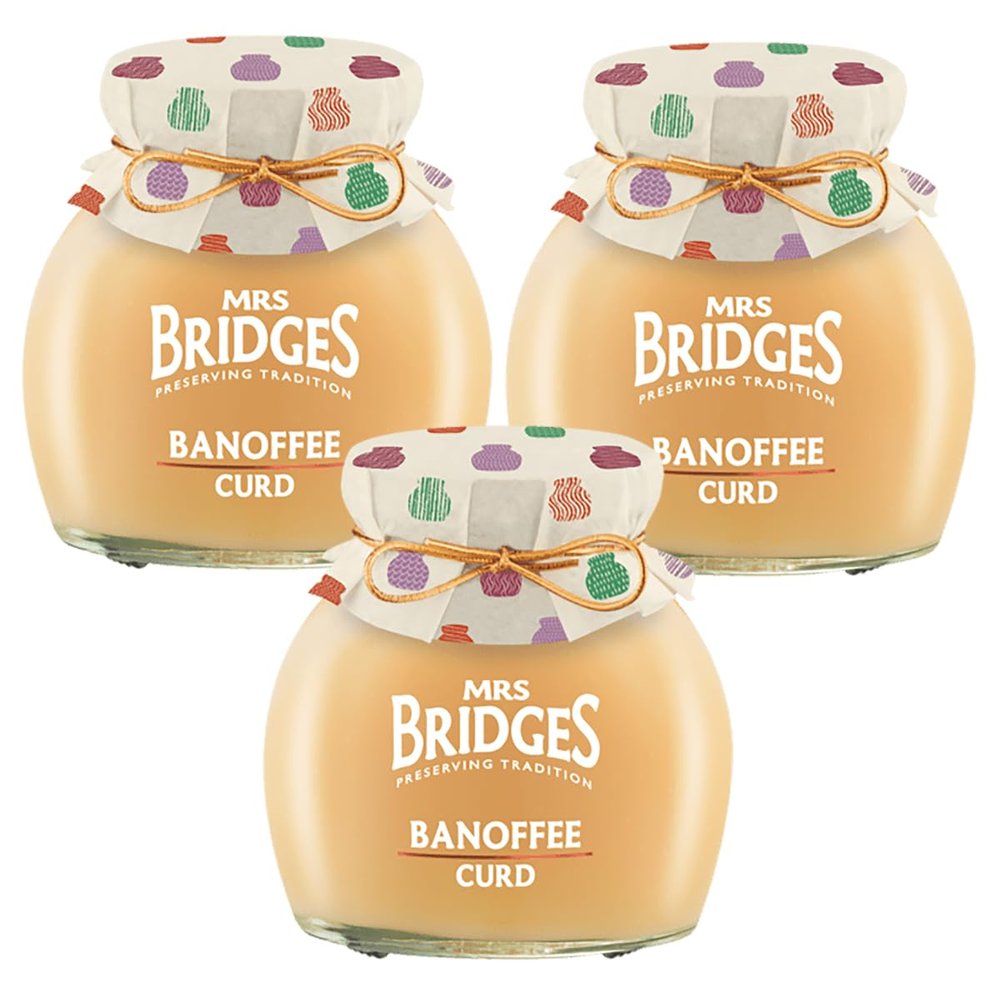 Mrs Bridges - Banoffee Curd - 340g - Pack of 3