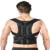 XS-5XL Plus Size Posture Corrector Men Women Back Brace For Upper And Lower Back Support Straightener Waist Belts Provides Neck, Back, Shoulder Pain Relief,Black,XX view 1