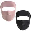 Sun Protection Mask UV Face Masks UPF Face Cover Breathable Full Face Mask with Vented Holes Elastic Band Fast Dry Washable Reusable Sunscreen Mask for Running Cycling Style 2, Sun Protection Mask view 4