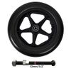 12 Inch Wheelchair Wheel Replacement Parts 1 Pair 12 1/2 X 2 1/4 Inch Traffic Chair Rear Wheel Assembly, Manual Wheelchair Replacement Parts Solid Tire Rear Wheel view 4