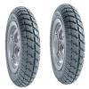 1 Pair of 14 "Electric Wheelchair Rear Wheel Replacement, Solid Rubber PU Tires, No Need to Inflate Aluminum Alloy Wheel Hub Rear Wheel  view 1