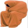 Sensory Body Sock for Kids,Full-Body Sock Stretchy Full Body Wrap Sensory Sock for Children with Autism,Anxiety,ADHD,Hyposensitivity to Relieve Stress and Anxiety,Sensory Equipment Aids(Orange,S) view 1